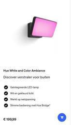 Hue Philips buitenlamp, Ophalen, Zo goed als nieuw, Plafondspot of Wandspot, Led