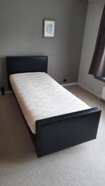 LAATSTE KANS: Boxspring bed 200x90, Comme neuf, Noir, 90 cm, Modern