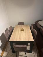 Eettafel met 6 stoelen, Ophalen