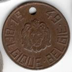 Plaque d'identification pour chien 1949:613995 Réf 13547, Timbres & Monnaies, Pièces & Médailles, Bronze, Enlèvement ou Envoi