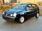 Vw polo 1.2 benzine  euro4 2007 overal binnen in de stad, Auto's, Voorwielaandrijving, Stof, Zwart, 1198 cc