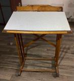 Oud schoolbankje, Huis en Inrichting, Ophalen, Gebruikt