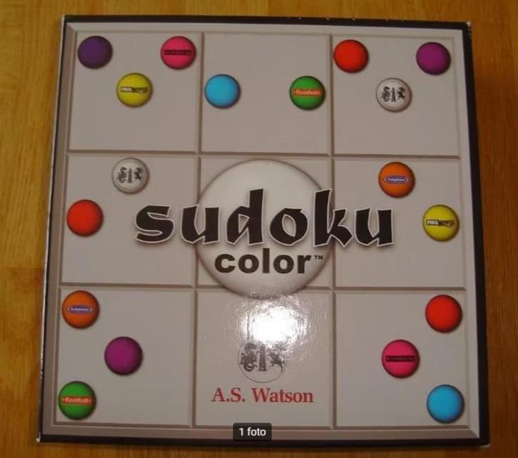 Sudoku Color, Nieuw, Hobby en Vrije tijd, Denksport en Puzzels, Nieuw, Minder dan 500 stukjes, Ophalen of Verzenden