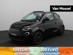 Fiat 500e C La Prima 42 kWh, Auto's, 4 zetels, Parkeersensor, Cabriolet, Zwart