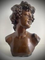 JEF LAMBEAUX (1852-1908) GEBRONSD GIPS GESIGNEERD., Antiek en Kunst, Ophalen