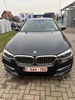 BMW 520 2018 KM 121600, 4 deurs, Zwart, Leder, Particulier