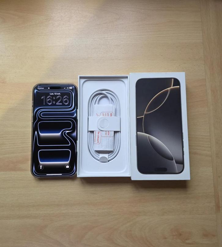 iPhone 16 pro Max 256gb Verkopen of ruilen, Telecommunicatie, Mobiele telefoons | Apple iPhone, Zo goed als nieuw, 256 GB, iPhone 16 Pro Max