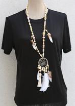 Magnifique long collier tout neuf !, Bijoux, Sacs & Beauté, Colliers, Enlèvement ou Envoi, Neuf, Blanc