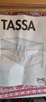 Lit evolutif Ikea vintage rouge  70cmx140cm, Ophalen, Gebruikt, 70 tot 85 cm, 140 tot 160 cm