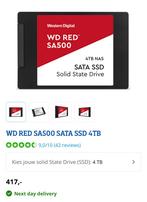 WD RED 4TB SSD, Computers en Software, Harde schijven, Ophalen, Zo goed als nieuw, SSD