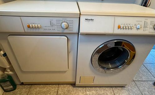 Miele wasmachine en Miele droger, Elektronische apparatuur, Wasmachines, Gebruikt, Voorlader, 4 tot 6 kg, Minder dan 85 cm, 1200 tot 1600 toeren