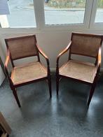 Rotan stoelen, Huis en Inrichting, Ophalen, Riet of Rotan, Twee, Bruin