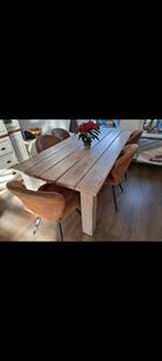 Table à manger en bois d'échafaudage, Maison & Meubles, Tables | Tables à manger, 100 à 150 cm, Rectangulaire, Autres essences de bois