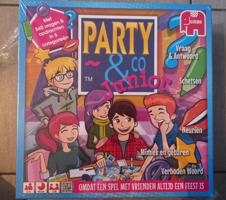 Gezelschapsspel Party & Co junior nieuw, Hobby en Vrije tijd, Gezelschapsspellen | Bordspellen, Nieuw, Ophalen of Verzenden