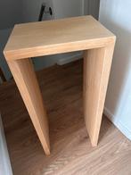 Console tafel in mooie hout 38 b - 30 l - dikte 3,5 - h 81, Ophalen, Minder dan 55 cm, Eenvoudig, Zo goed als nieuw