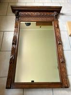 Oude houten spiegel, Rechthoekig