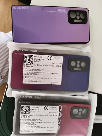Geef 3 Redmi note 10 pro GSM-telefoonhoesjes beschikbaar voor biedingen