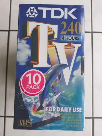  TDK E-240 TV VHS -  10  NIEUWE  beschikbaar voor biedingen