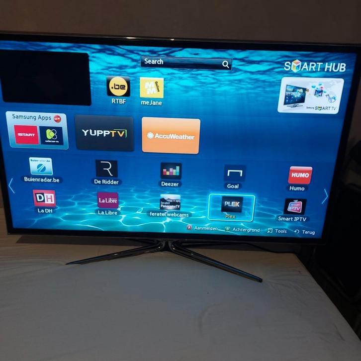 46 inch, 100Hz, Full HD 3D LED Smart tv Samsung, Audio, Tv en Foto, Televisies, Zo goed als nieuw, LED, 100 cm of meer, Full HD (1080p)