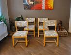 Set van 4 vintage eetkamerstoelen, Huis en Inrichting, Ophalen