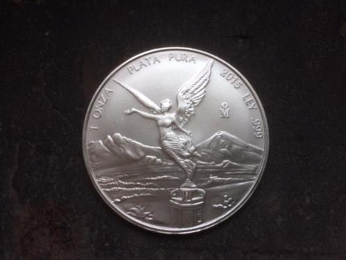 2015 Mexico - Libertad - 1 oz silver, Timbres & Monnaies, Métaux nobles & Lingots, Argent, Enlèvement ou Envoi