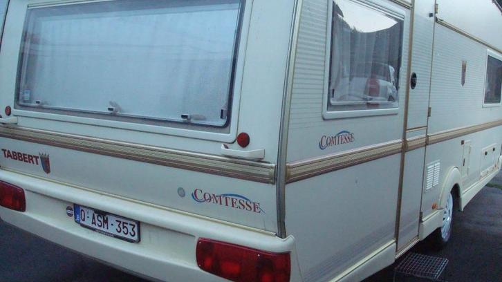 tabbert comtesse 1999, Caravans en Kamperen, Caravans, Particulier, tot en met 4, 1250 - 1500 kg, Standaardzit, Tabbert, 2 aparte bedden