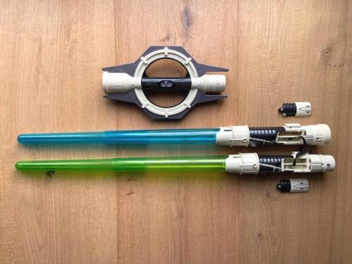 Double sabre électronique StarWars General Grievous Collecto, Verzamelen, Star Wars, Gebruikt, Replica, Ophalen of Verzenden