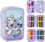 Stitch en Angel gevulde Etui - 3 Laags - Disney, Ophalen of Verzenden, Nieuw