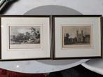 2 Antieke Engelse Gravures 1830, Antiek en Kunst, Kunst | Etsen en Gravures, Ophalen of Verzenden
