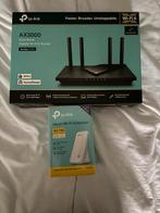 TP link AX55 mesh router wifi6 & TP link RE190 mesh extender, Computers en Software, Netwerk switches, Ophalen, Zo goed als nieuw