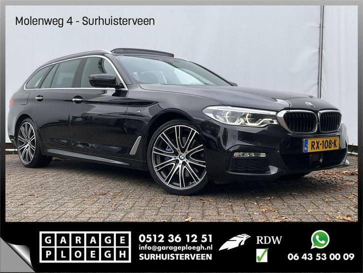 BMW 530 5-serie 530D M-sport 6-Cilinder Pano Trekhaak HUD 36, Auto's, BMW, Bedrijf, 5 Reeks, ABS, Adaptieve lichten, Adaptive Cruise Control