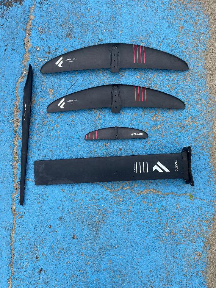 Fanatic AERO FREE 800/1000cm2 folie + ALU mast, Watersport en Boten, Overige Watersport en Boten, Gebruikt, Ophalen