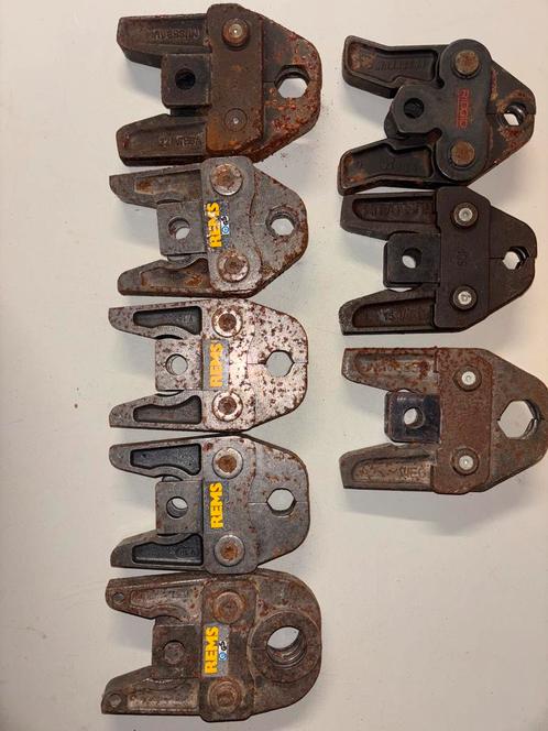 Mors à sertir REMS / RIDGID / ROTHENBERGER - Lot, Doe-het-zelf en Bouw, Gereedschap | Machine-onderdelen en Toebehoren, Zo goed als nieuw