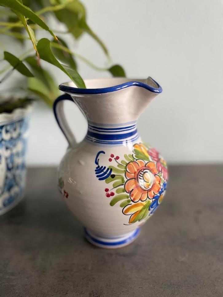 Vintage keramische kruik uit Spanje, Antiek en Kunst, Antiek | Keramiek en Aardewerk, Ophalen