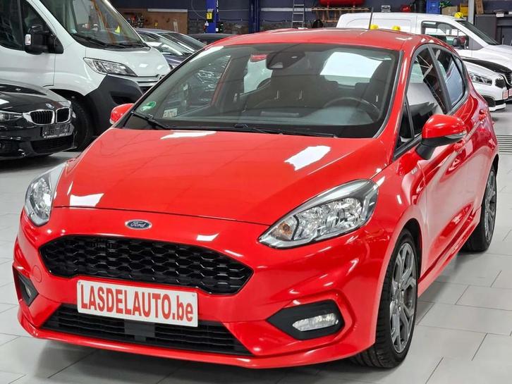 Ford Fiesta 1.0i ST-Line Lane Assist Clim Cruise Carplay Blu, Auto's, Ford, Bedrijf, Te koop, Fiësta, ABS, Airbags, Airconditioning