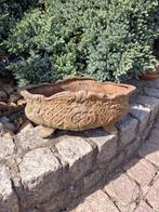 Antieke gietijzeren jardinière, Tuin en Terras, Ophalen, Gebruikt