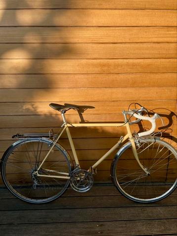 Vélo de route vintage couleur crème, Enlèvement