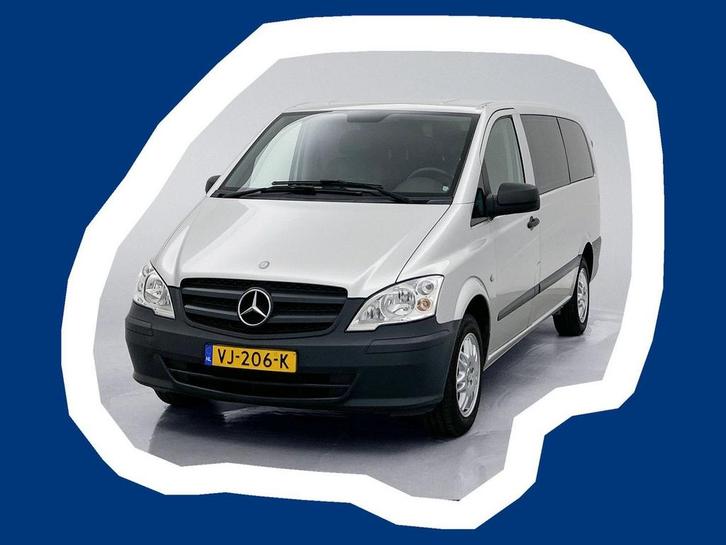 Mercedes-Benz Vito 113 CDI DC Lang Dubbele Cabine Trekhaak B, Auto's, Bestelwagens en Lichte vracht, Bedrijf, ABS, Centrale vergrendeling