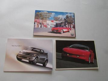 AMERIKAANSE AUTO'S : 3 POSTKAARTEN beschikbaar voor biedingen