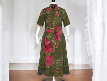 Desigual tropische hemdjurk (T.46) — Perfect en zeldzaam  beschikbaar voor biedingen