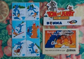 Tom et Jerry autocollants, Enlèvement ou Envoi, Comme neuf, Bande dessinée ou Dessin animé