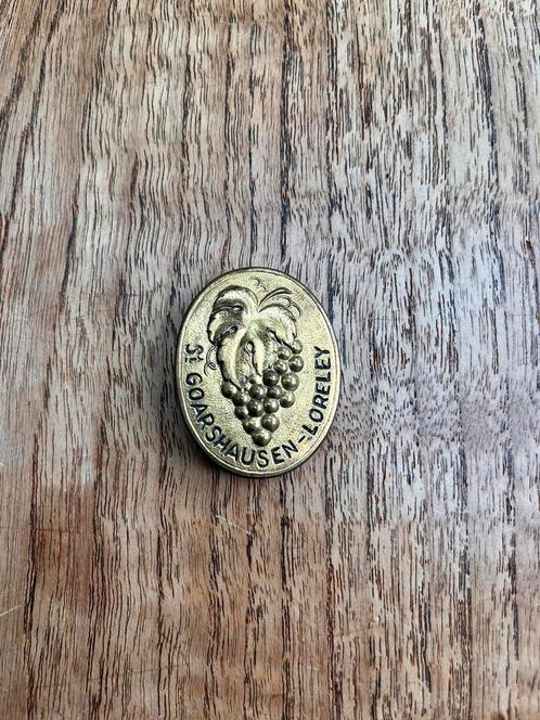 Goudkleurige pin van Loreley, Verzamelen, Speldjes, Pins en Buttons, Zo goed als nieuw, Speldje of Pin, Dier of Natuur, Ophalen