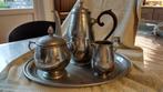 zilveren koffieset met stempel, Ophalen, Gebruikt