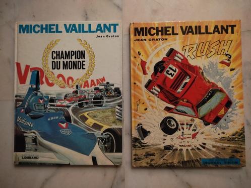 2 albums Michel Vaillant : Champion du monde / Rush (e.o)., Boeken, Stripverhalen, Zo goed als nieuw, Meerdere stripboeken, Ophalen of Verzenden