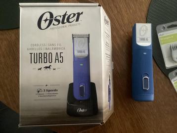Oster Turbo A5 Draadloze Tondeuse, Dieren en Toebehoren, Ophalen of Verzenden, Zo goed als nieuw
