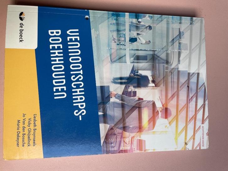 vennootschapsboekhouden 18de editie, Boeken, Studieboeken en Cursussen, Zo goed als nieuw, Hogeschool, Ophalen