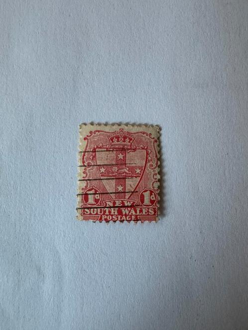 oude postzegel Australië New South Wales 1d rood (1905), Postzegels en Munten, Postzegels | Oceanië, Ophalen of Verzenden