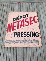 Netasec reclame bord, Ophalen, Gebruikt, Reclamebord