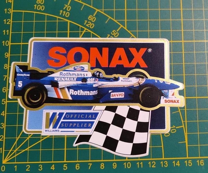 Sticker F1 Williams Renault Damon Hill Rothmans 1996, Verzamelen, Stickers, Ophalen of Verzenden