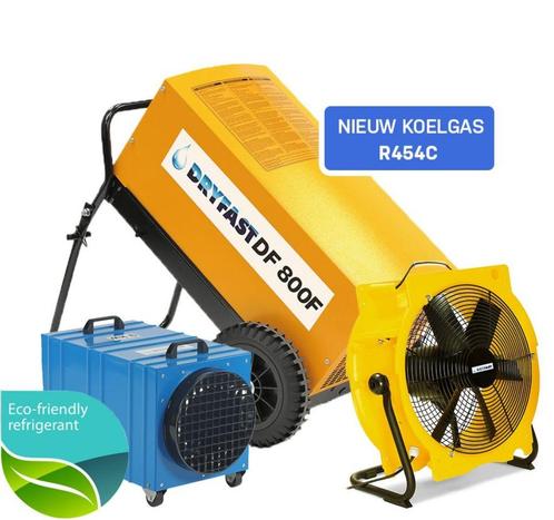 Bouwdroger df800f + ventilator  verhuur €50 per week, Doe-het-zelf en Bouw, Gereedschap | Overige machines, Zo goed als nieuw
